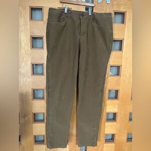 lululemon athletica heavyweight "Canvas" pants, 36